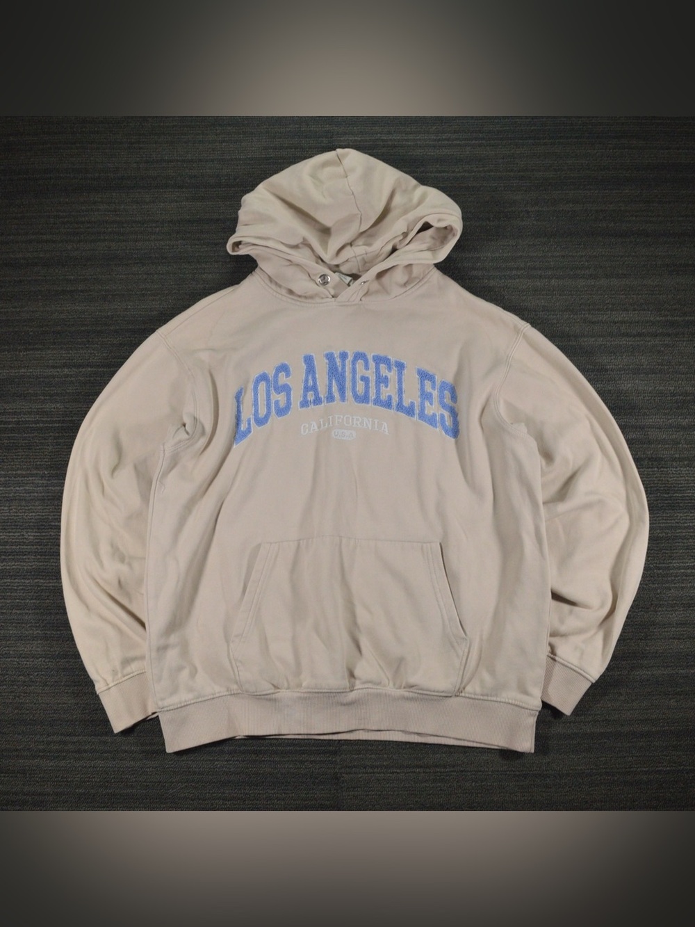 H&M Los Angeles Chenille Oversized Hoodie XS